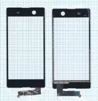 Сенсорное стекло (тачскрин) для Sony Xperia M5 (E5603), черный