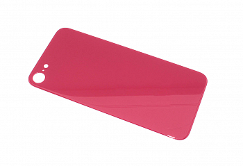Задняя крышка (стекло) в сборе со стеклом камеры для Apple iPhone SE2, iPhone SE3 красная