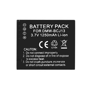 Аккумулятор DMW-BCJ13 для видеокамеры Panasonic Lumix DMC-LX5, 3.7В, 1250мАч